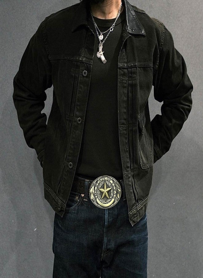 Seternaly Texas Belt Buckle Vintage Cowboy Star Belt Buckles for Men Women Boys Girls - Image 5